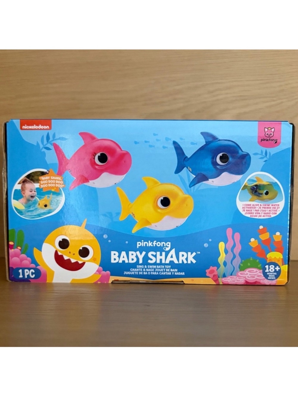 ✨2/$25✨NEW•Robo Alive•Baby Shark Sing and Swim Toy | Pink Mommy Shark